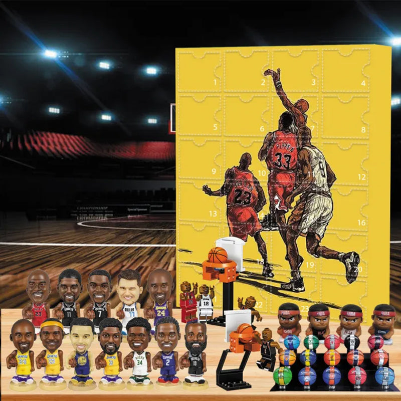 NBA Advent Table With Daily Fan Surprises