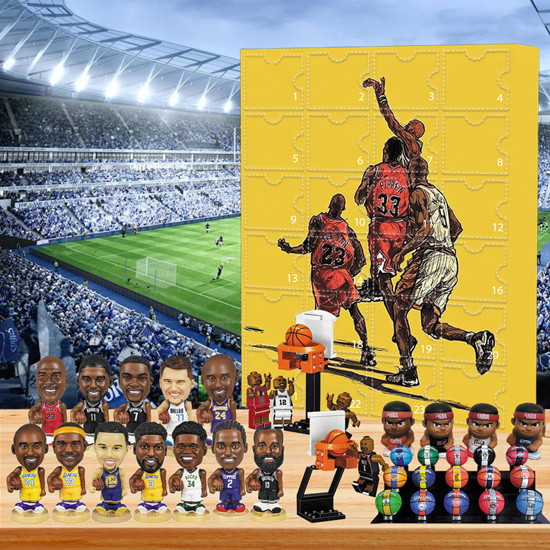 NBA Advent Table With Daily Fan Surprises