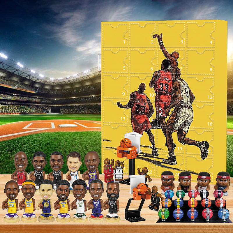 NBA Advent Table With Daily Fan Surprises
