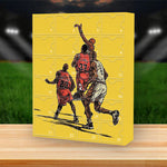 NBA Advent Table With Daily Fan Surprises