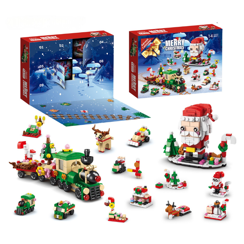 Advent Building Block Table For Festive Family Fun