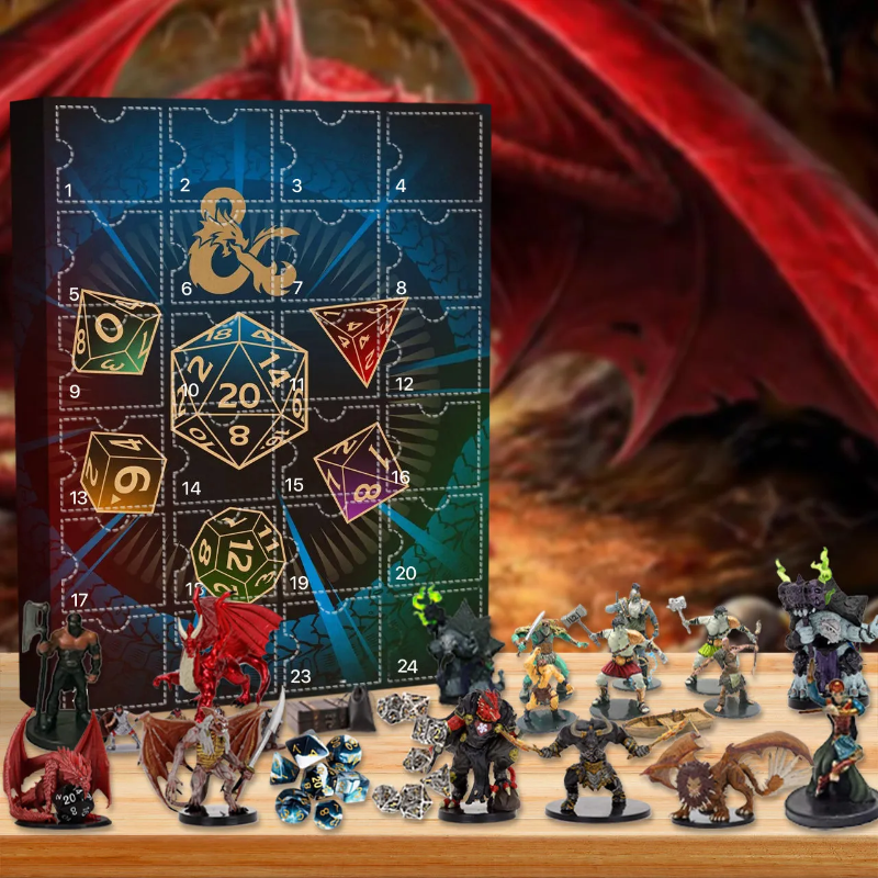 Dungeons And Dragons Table For Festive Countdown