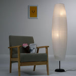 Rice Paper Column Floor Lamp For Soft Glow