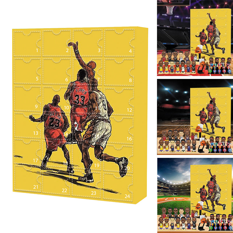 NBA Advent Table With Daily Fan Surprises
