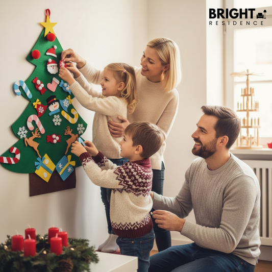 Kids Felt Christmas Tree For Creative Play