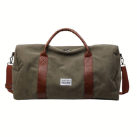 Washed Canvas Duffel for Effortless Packing