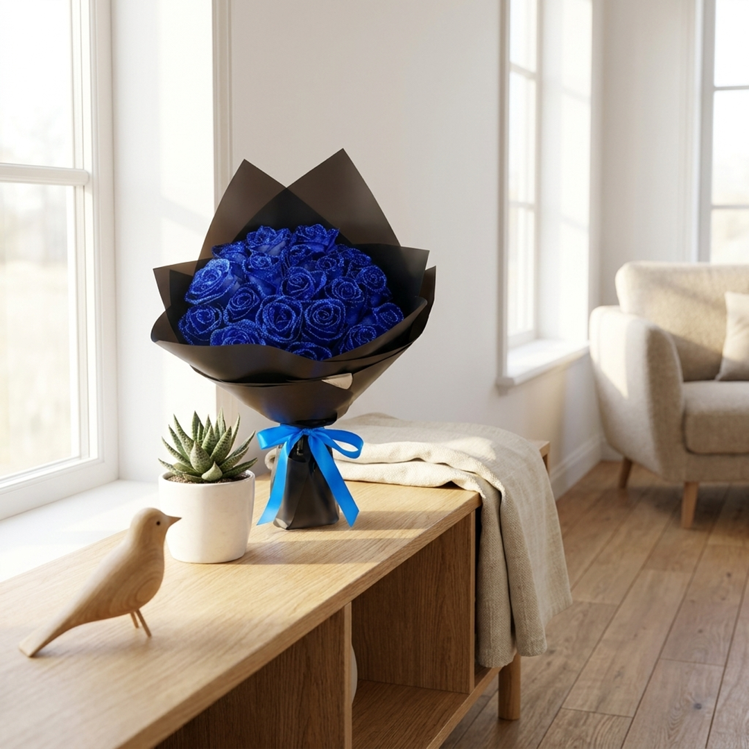 Glitter Rose for Effortless Romantic Decor