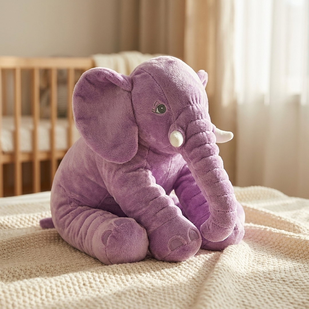 Soft Elephant Companion for Restful Moments