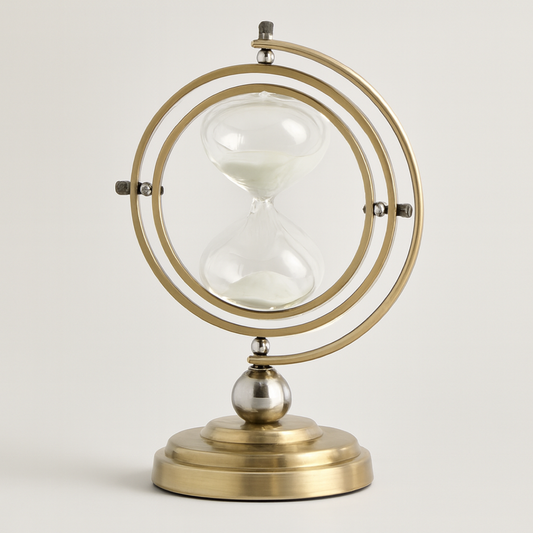 Hängender Sanduhr-Timer – kunstvolle Zeitmessung