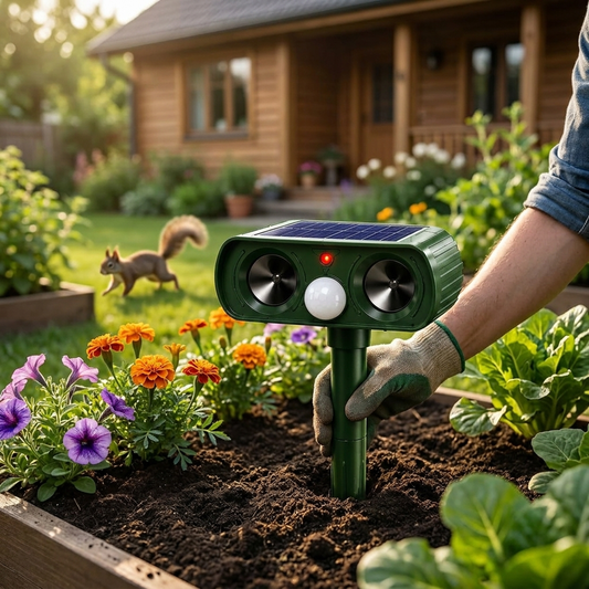 Guardia Solare per Giardino per un Controllo Animale Umano