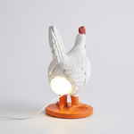 Sculpted Hen Lamp — Warm Glow in Less Space