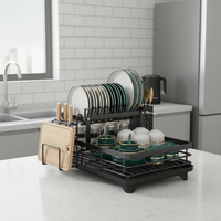 Collapsible Dish Drainer for Clutter-Free Counters