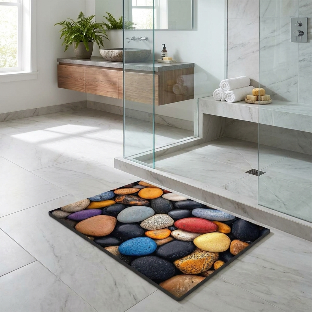 Mineral Bath Mat for Steady, Comfortable Steps