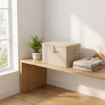 Secure Foldable Storage Box for Tidy Closets