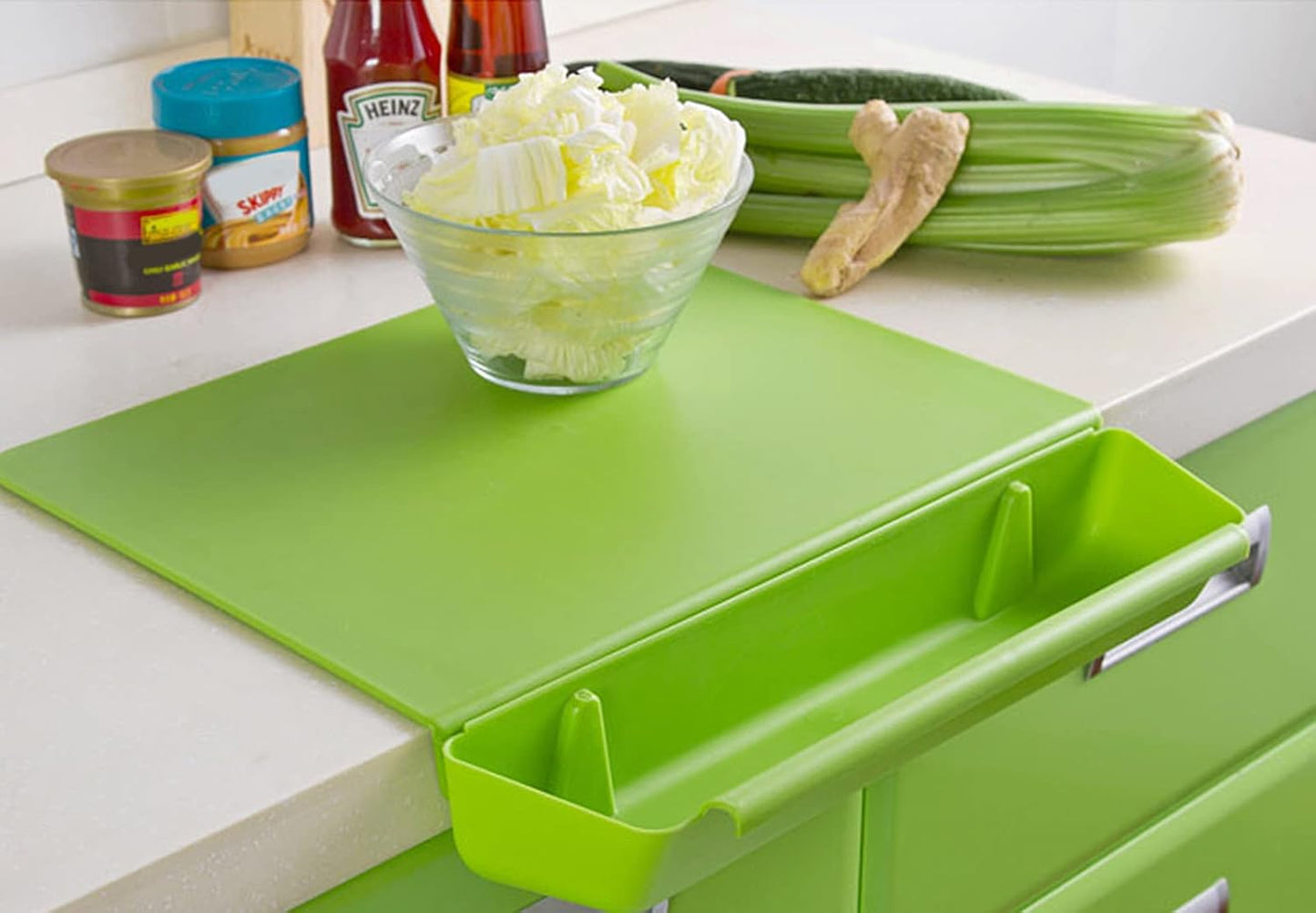Quick-Drain Cutting Board For Cleaner Prep