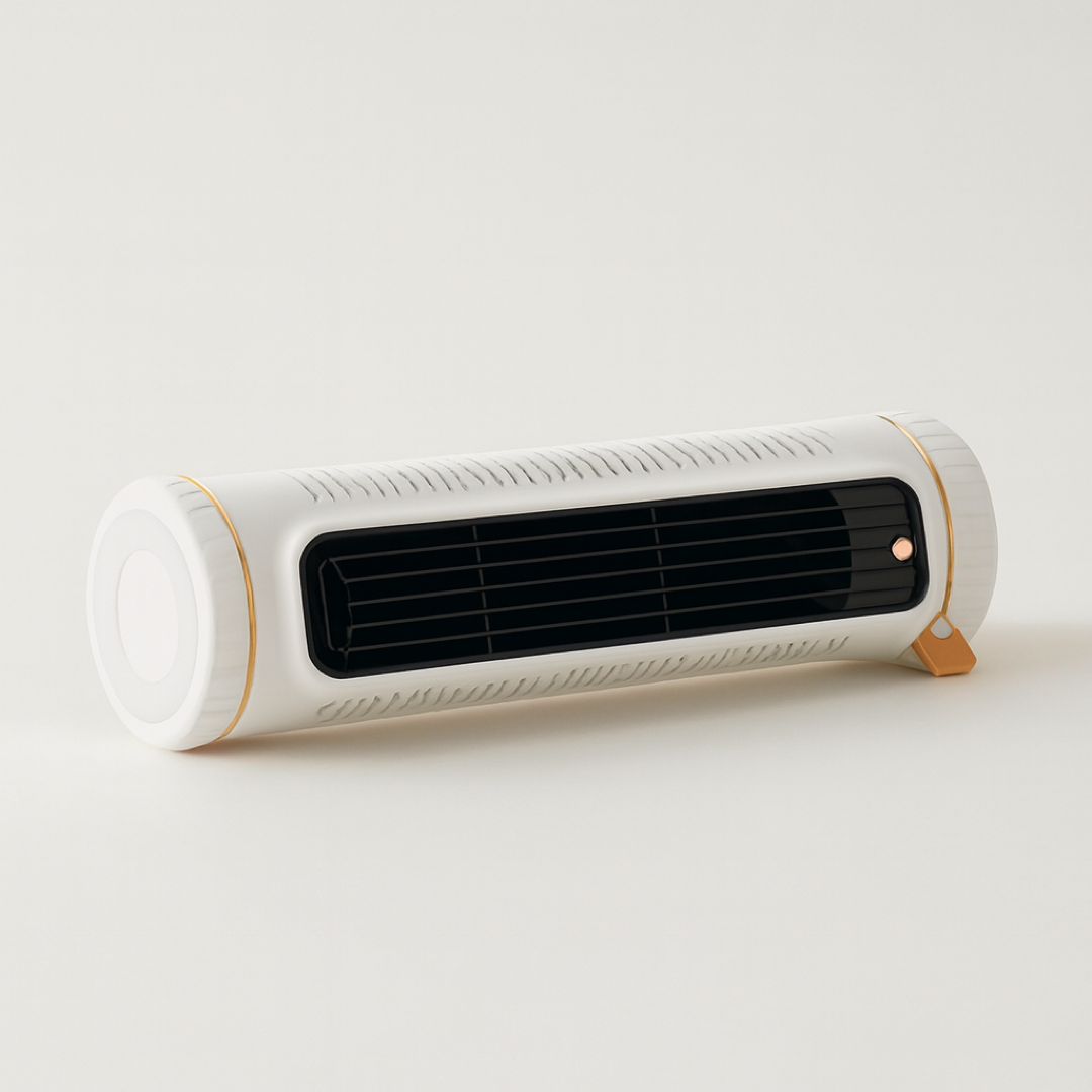 Compact Bladeless Fan for Quiet Personal Cooling
