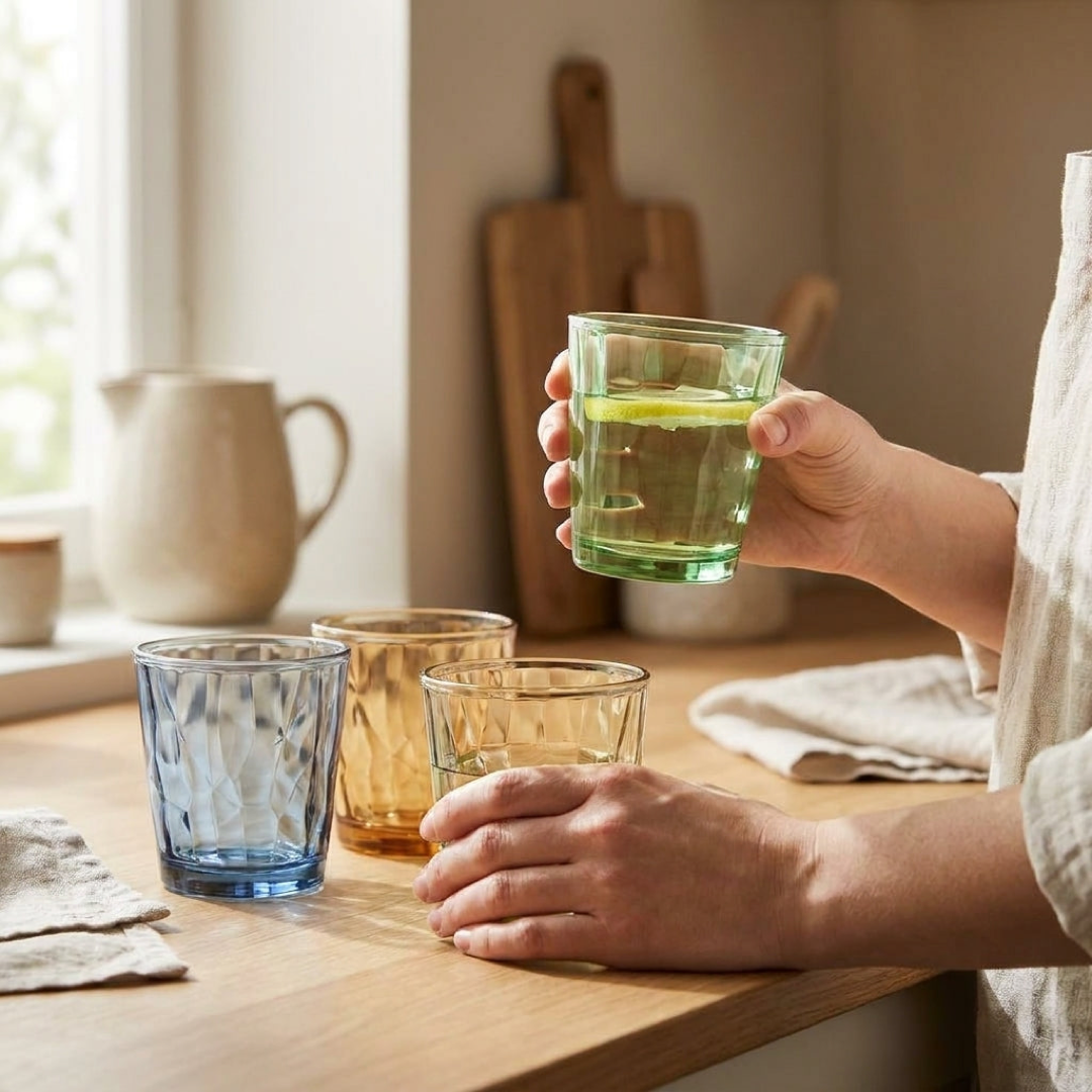 Crystal-Clear Tumblers for Worry-Free Sips
