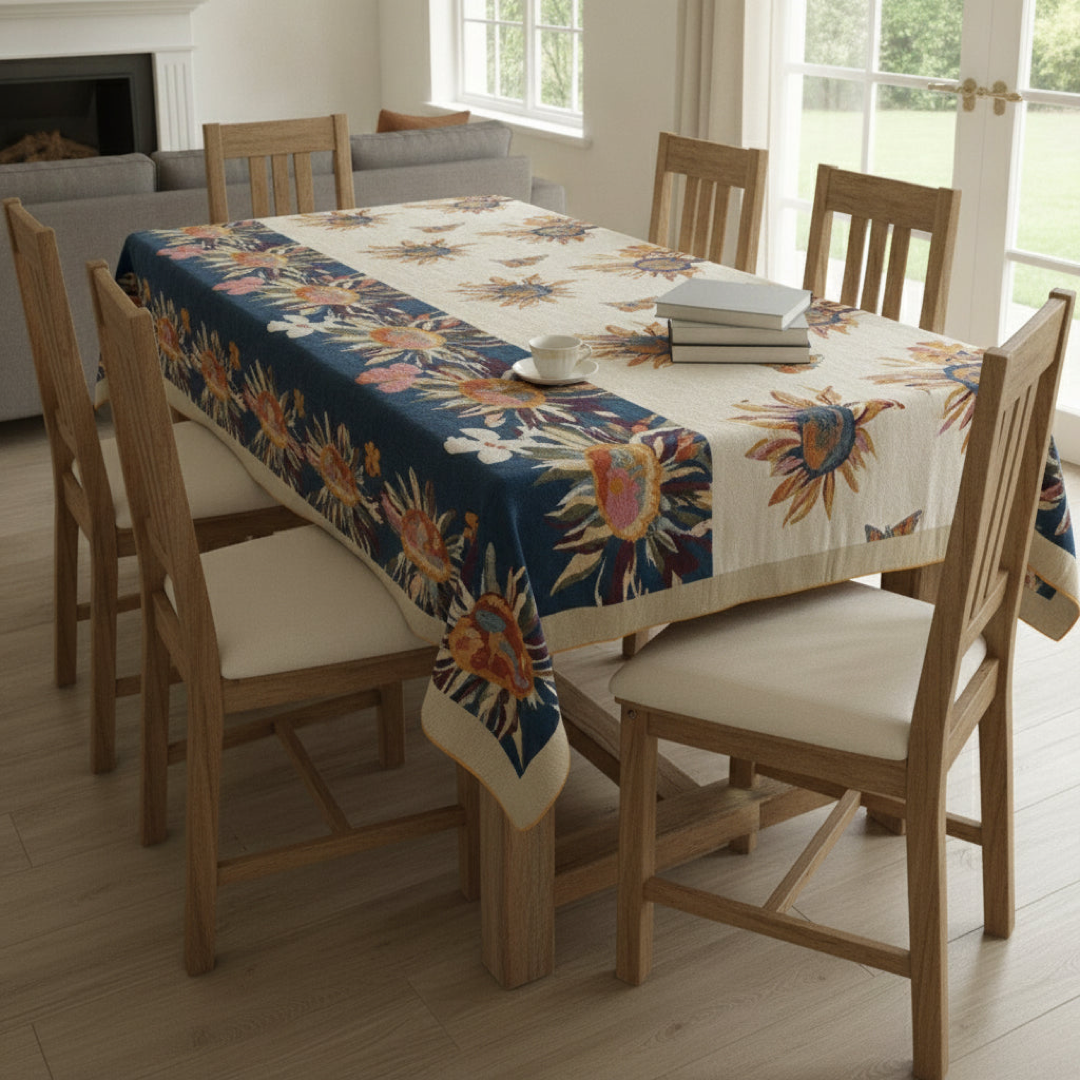 Floral Jacquard Throw for Everyday Comfort