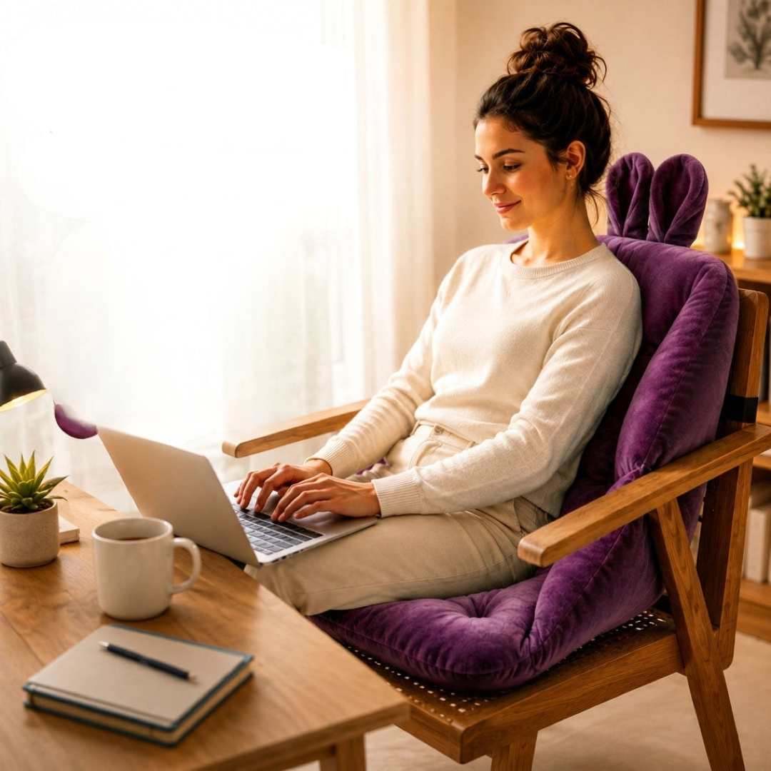 Memory Foam Seat Cushion for Long Sitting Comfort