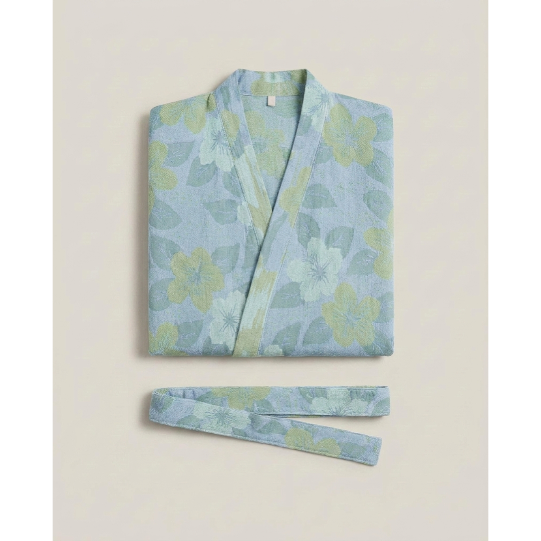 Reversible Cotton Kimono Robe for Easy Lounging