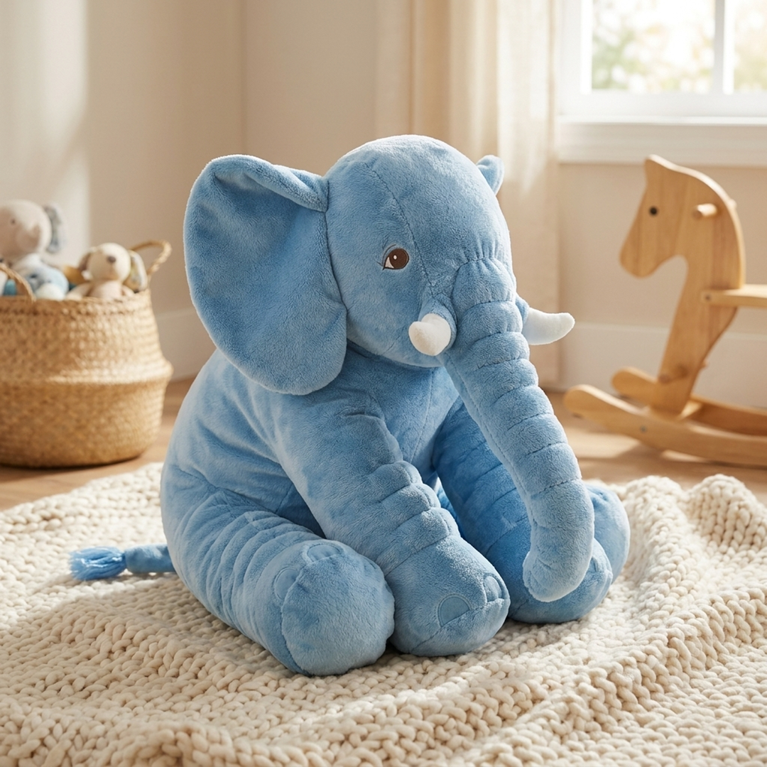 Soft Elephant Companion for Restful Moments