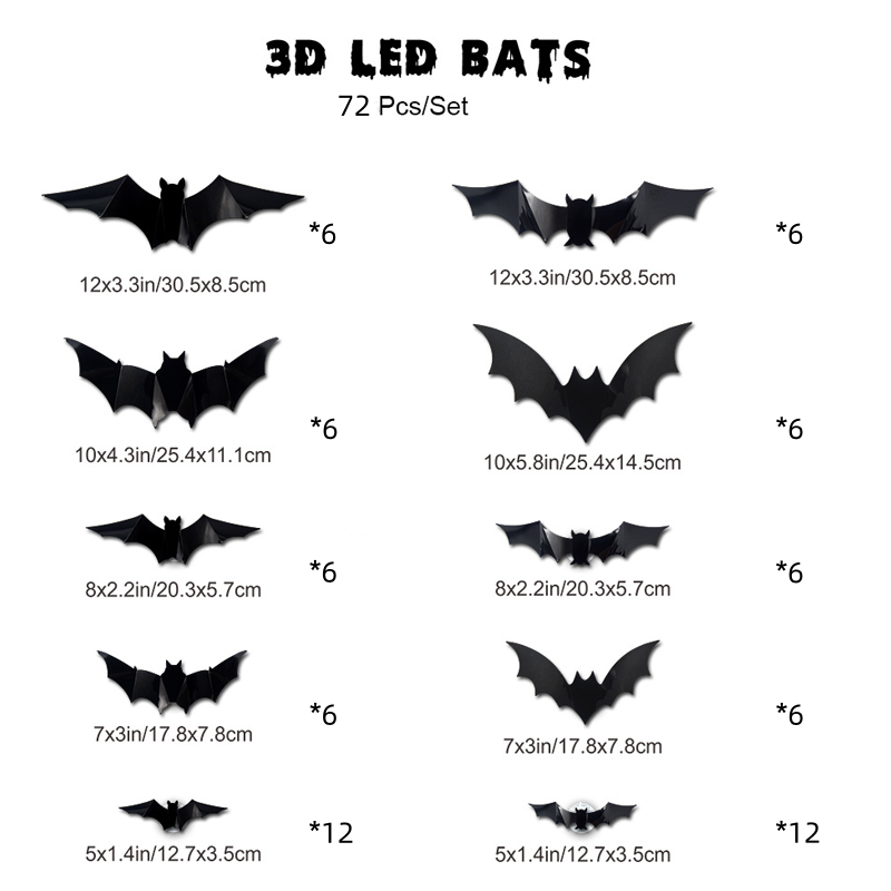 Halloween Bat Lights For Festive Walls