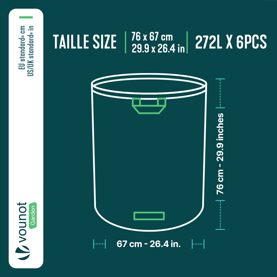 XXL Garden Waste Bags for Fewer Cleanup Trips