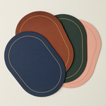 Faux Leather Placemats for Easy Table Protection