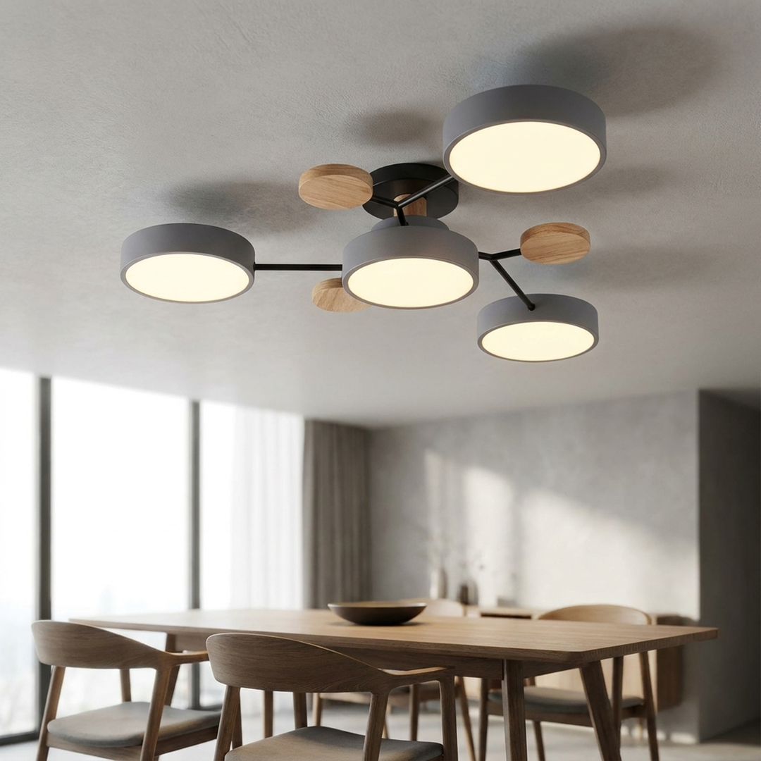Minimalist LED Ceiling Light – Space-Saving Glow