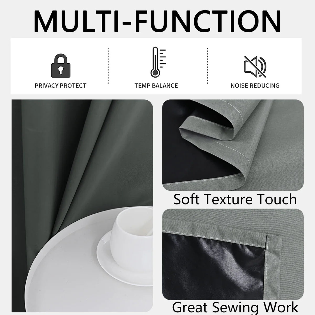 Grommet Blackout Curtains for Restful Rooms