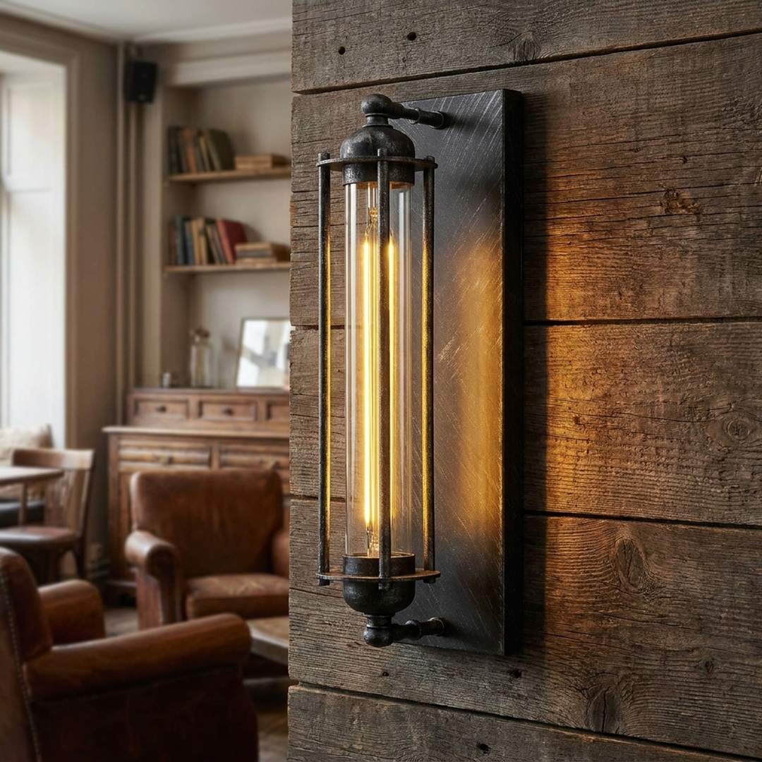 Vintage LED Wall Sconce for Cozy Lighting
