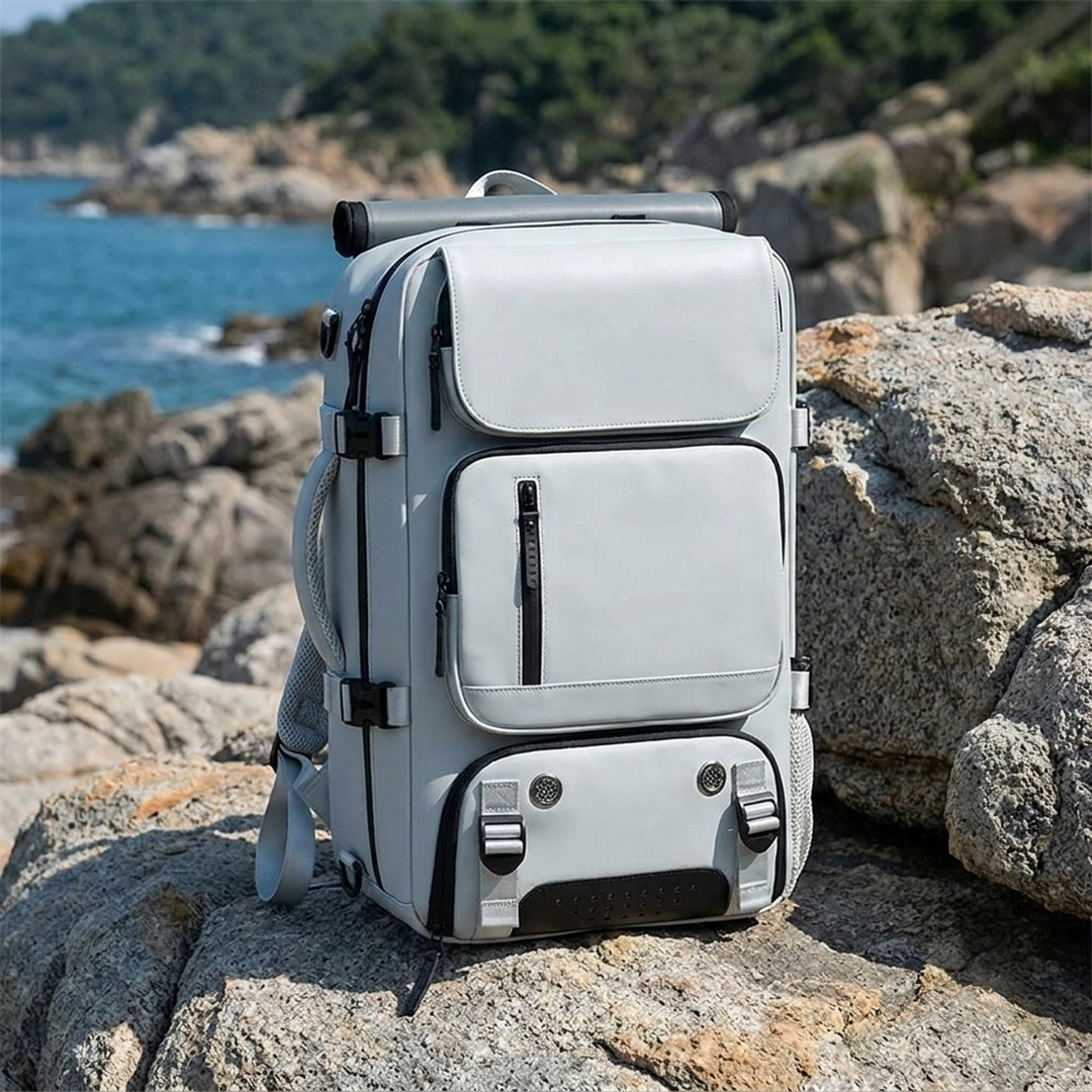 Waterproof Travel Backpack – Organized USB Access