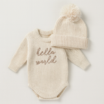 Organic Knit Baby Set for Gentle Comfort