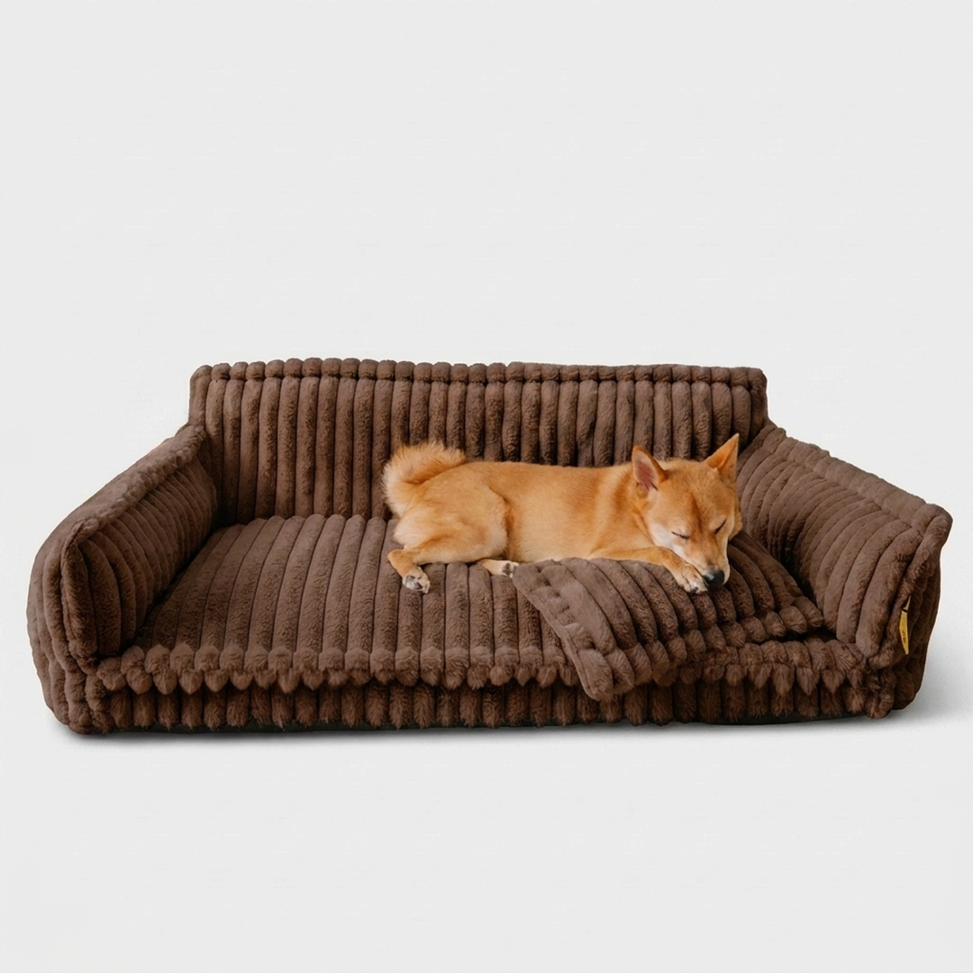 Plush Dog Sofa Bed for Restful Sleep