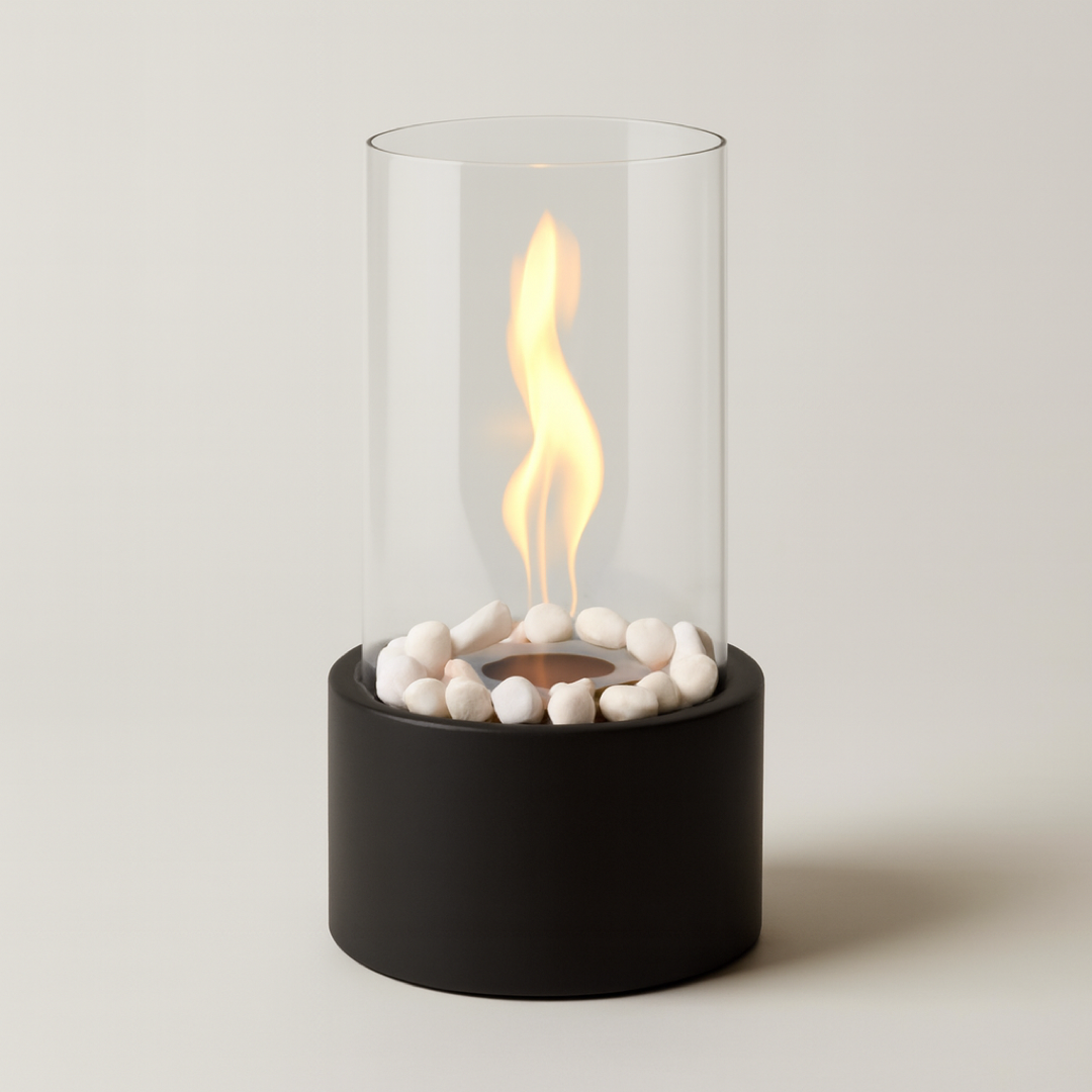 Portable Tabletop Fireplace for Smoke-Free Ambiance