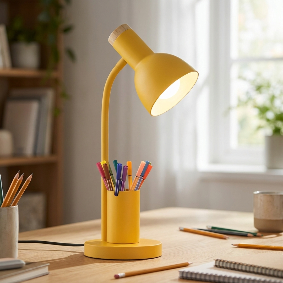 LED Organizer Lamp for a Clutter-Free Desk