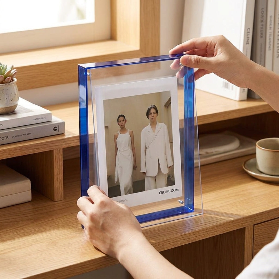 Magnetic Acrylic Photo Frame for Easy Swaps