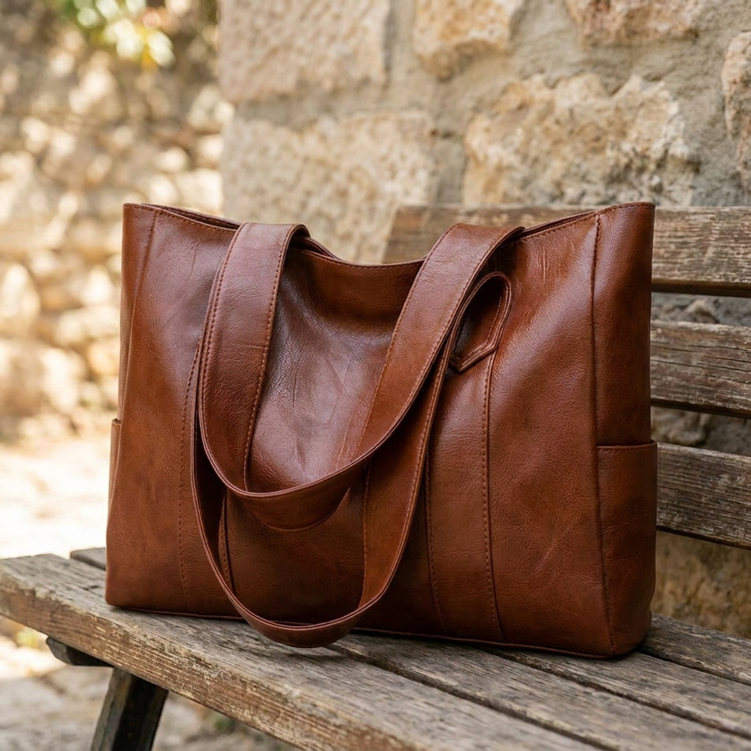 Vintage Leather Shoulder Bag – Everyday Elegance