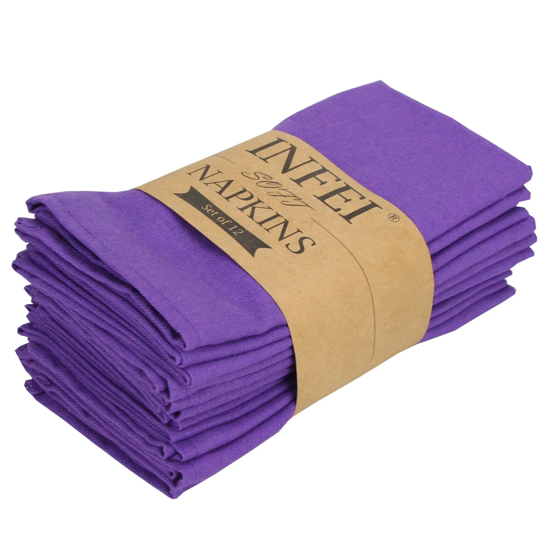 12-Piece Cloth Napkin Set for Effortless Dining