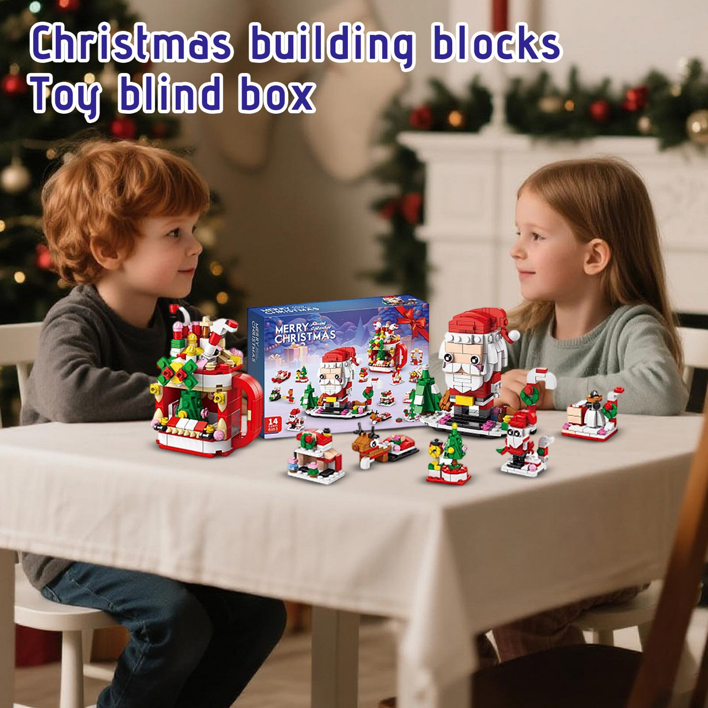 Advent Building Block Table For Festive Family Fun