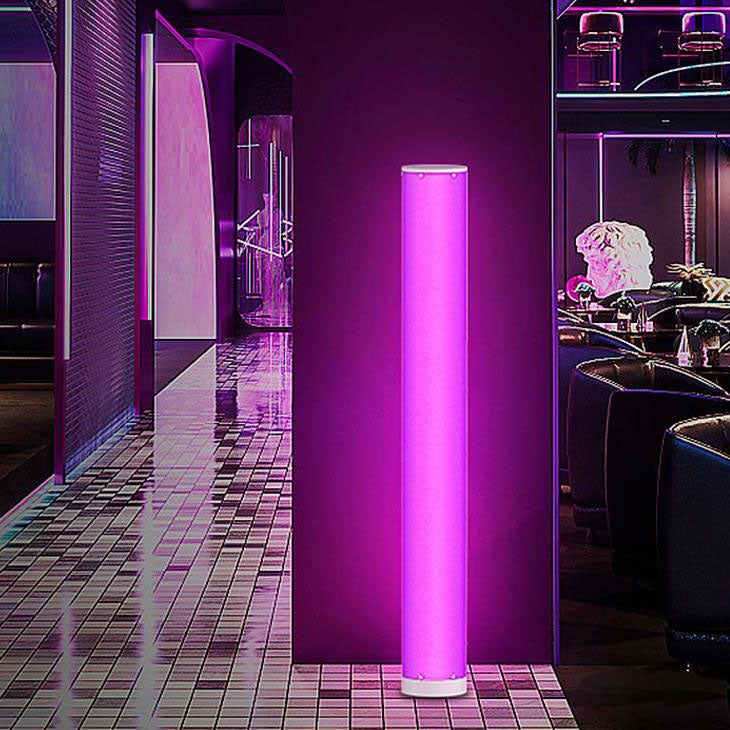 RGB Column Floor Lamp For Lively Evenings