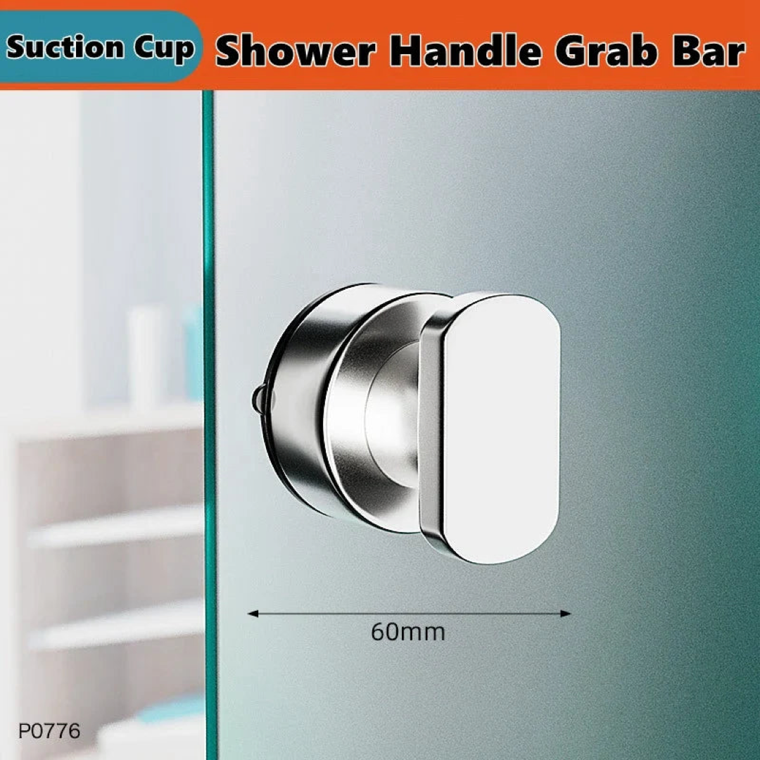 Suction Shower Grab Bar for Safer Bathing