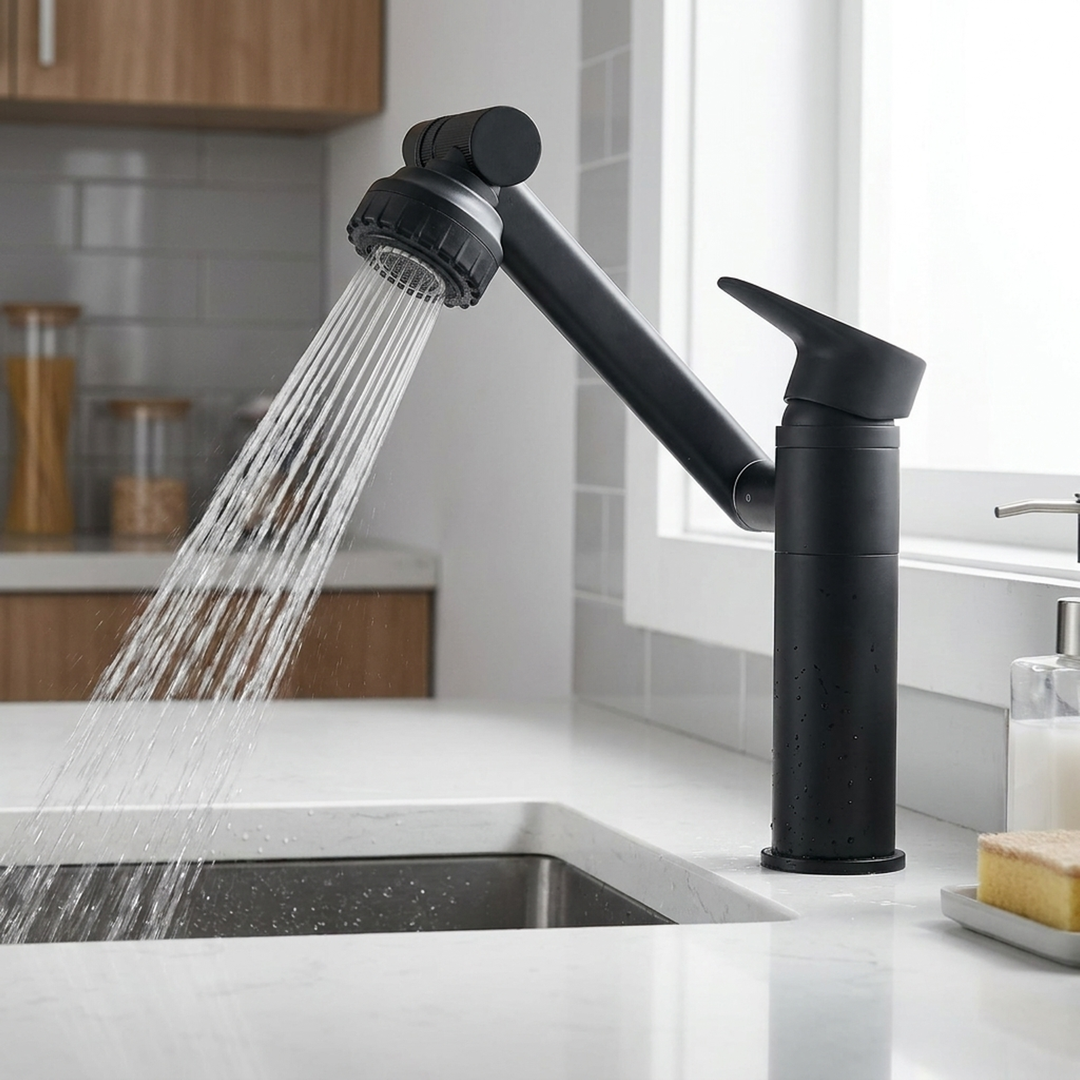 Swivel Spray Faucet for Total Sink Control