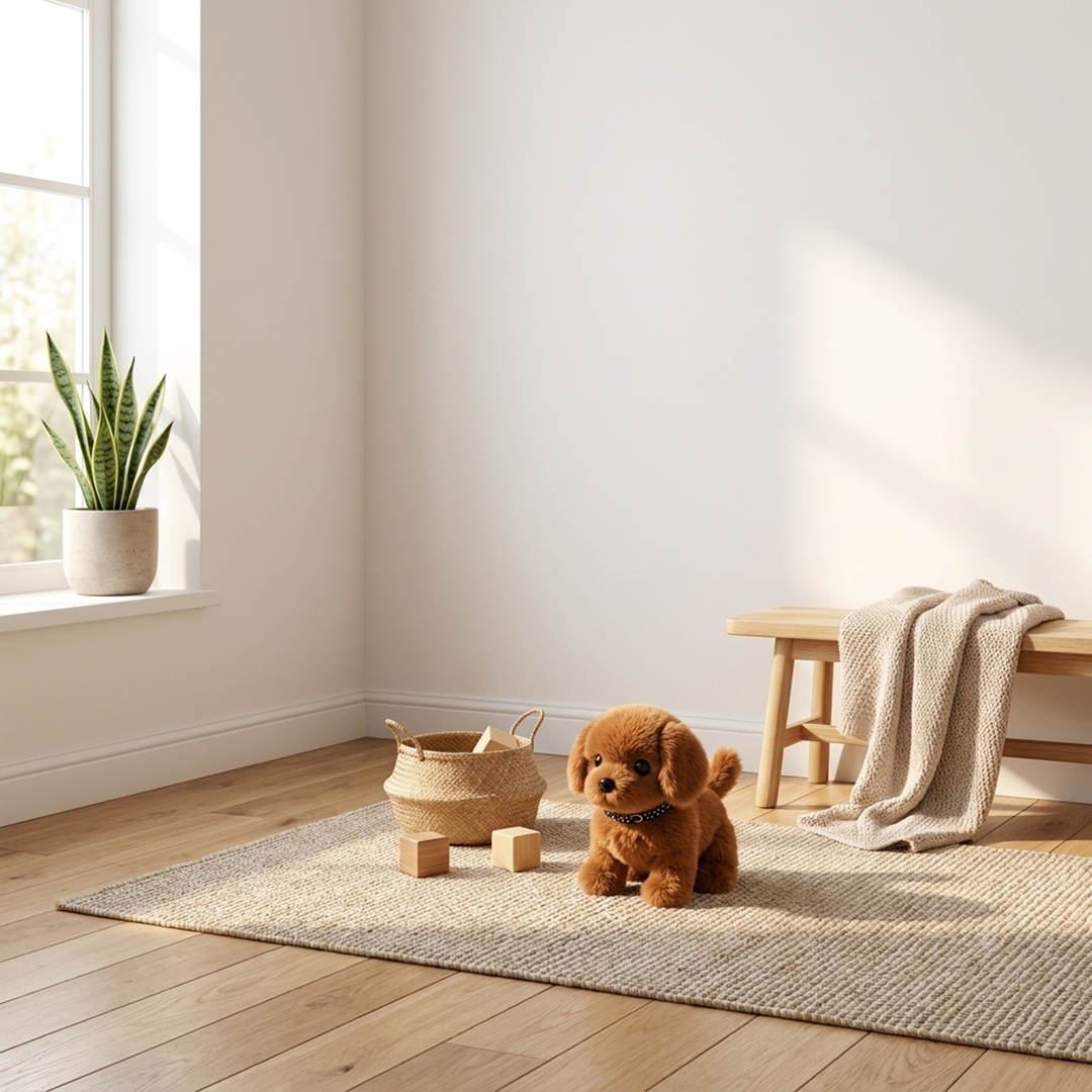 Responsive Plush Puppy for Cheerful Companionship