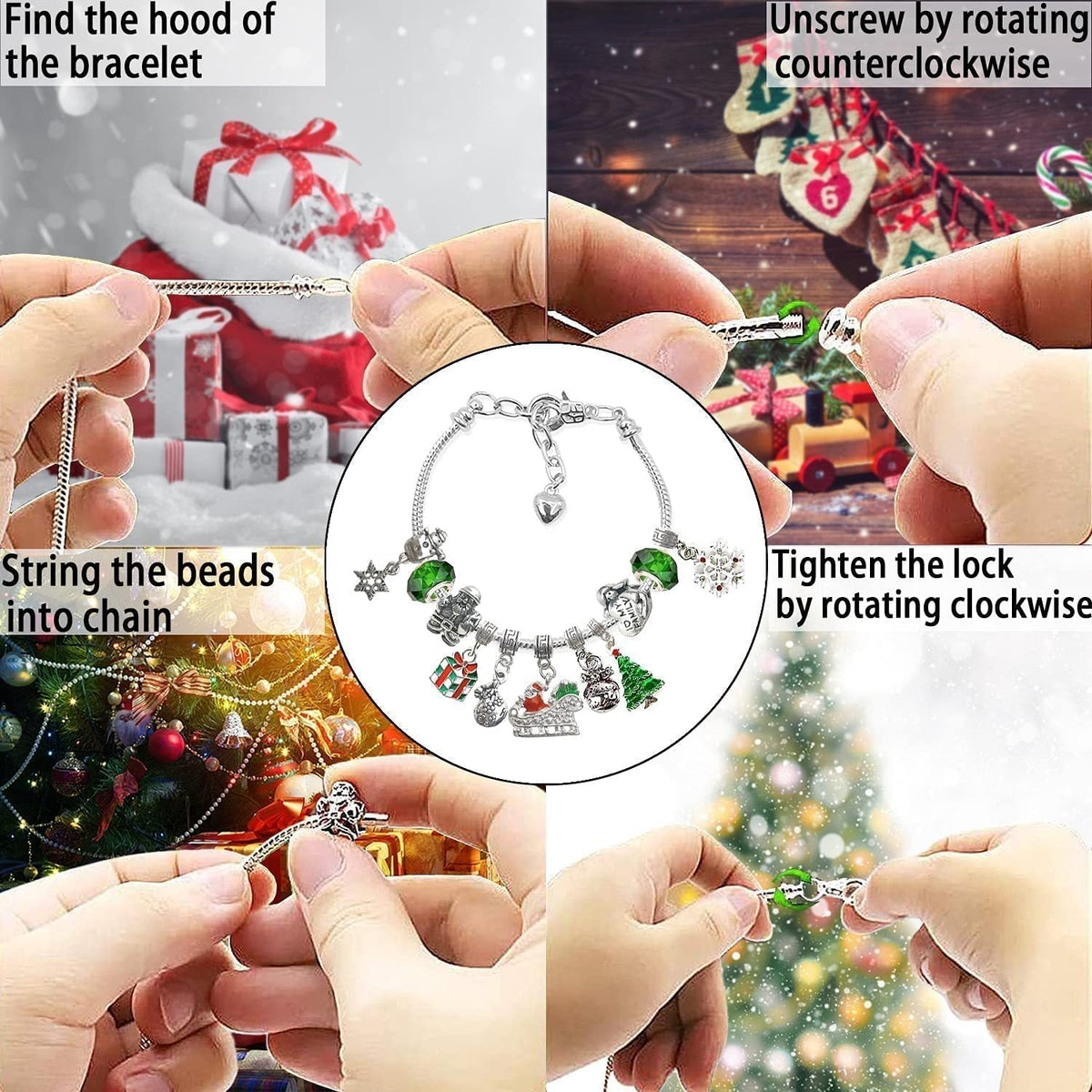 DIY Bracelet Advent Calendar For Festive Crafting