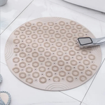 Round Non-Slip Bath Mat with Suction Cups