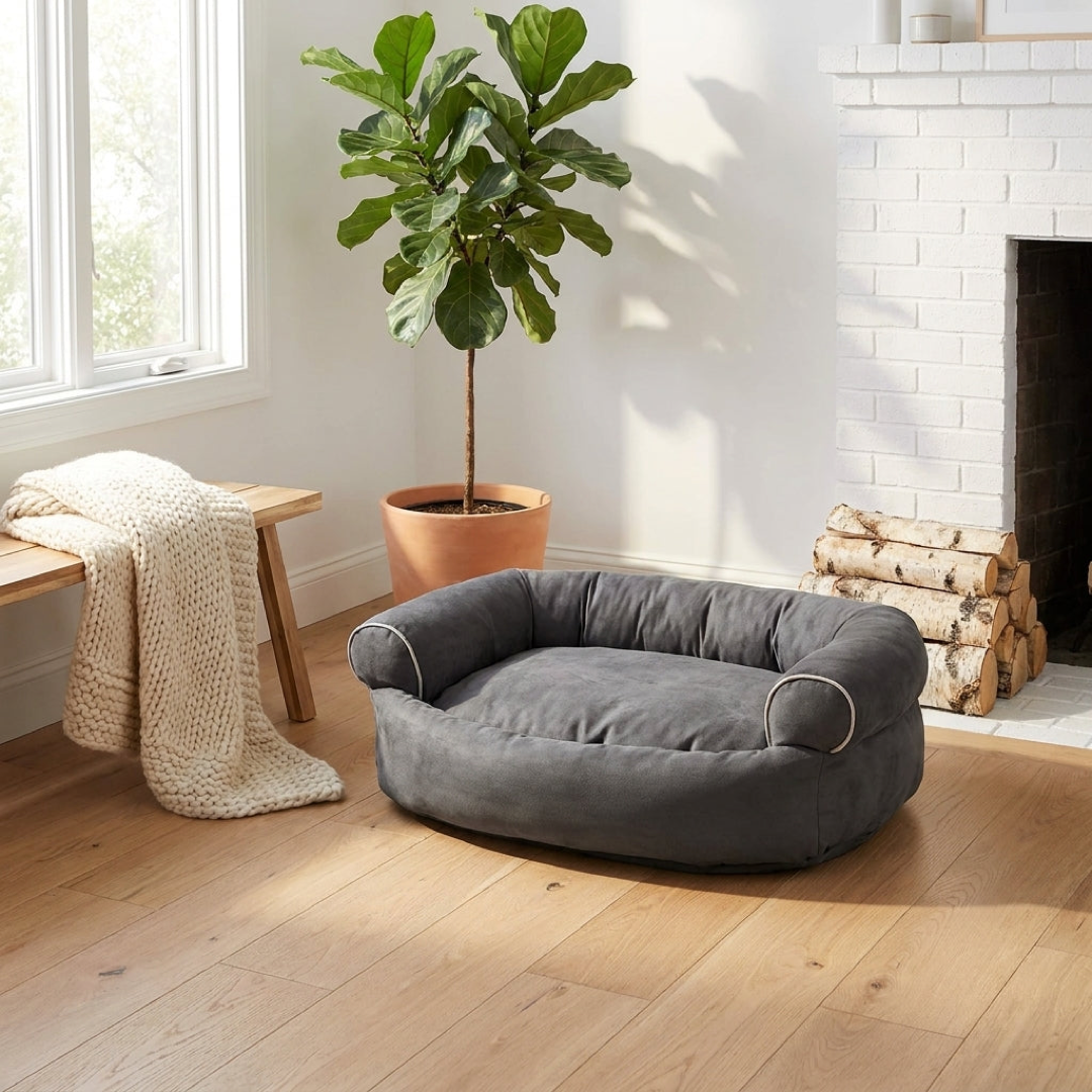 Bolster Cuddler Dog Sofa Bed with Washable Cover