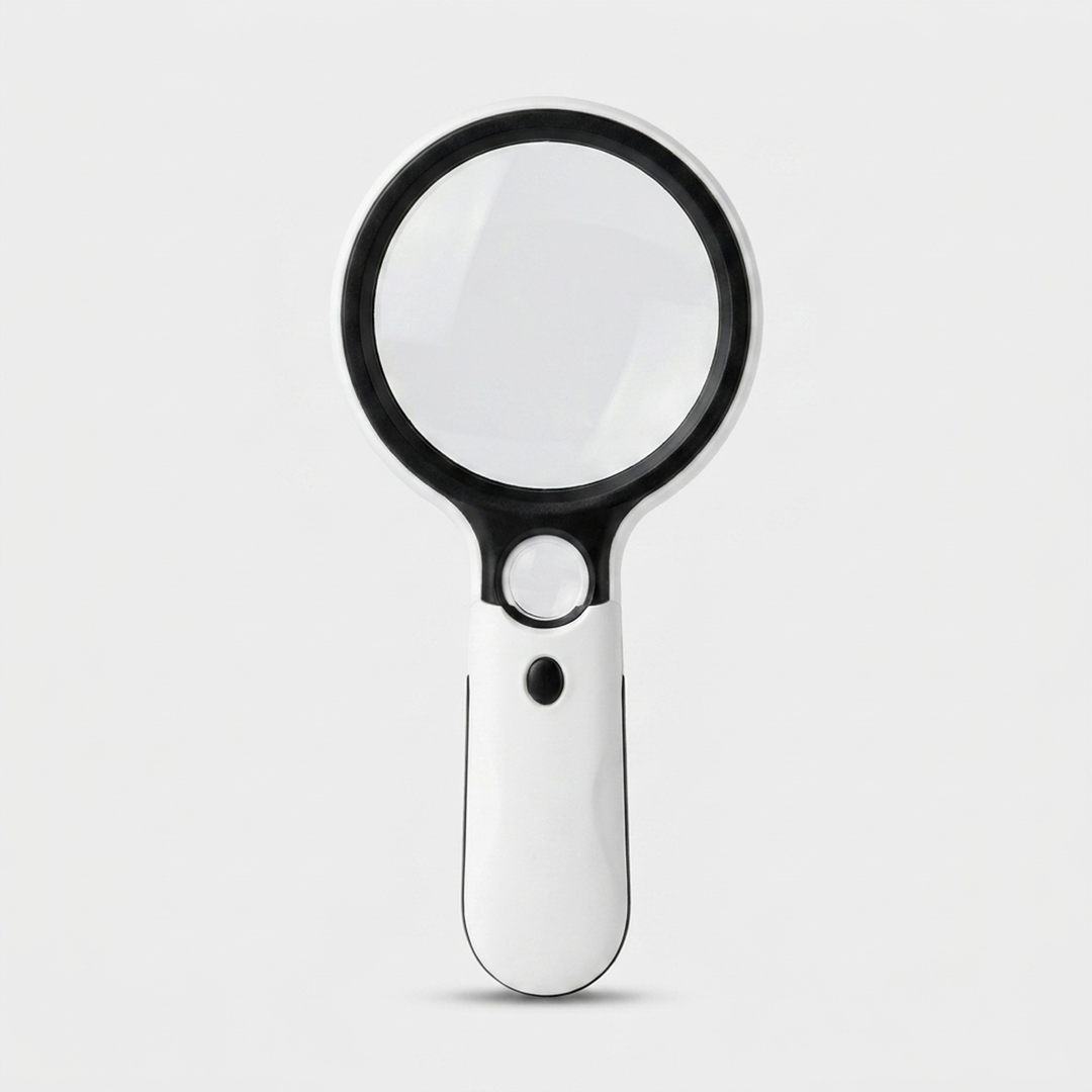 Dual-Lens LED Magnifier for Clear Close-Ups