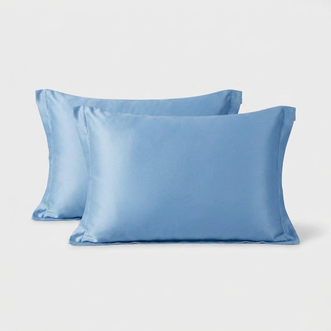 Silk-Satin Pillowcase Pair for Smoother Mornings