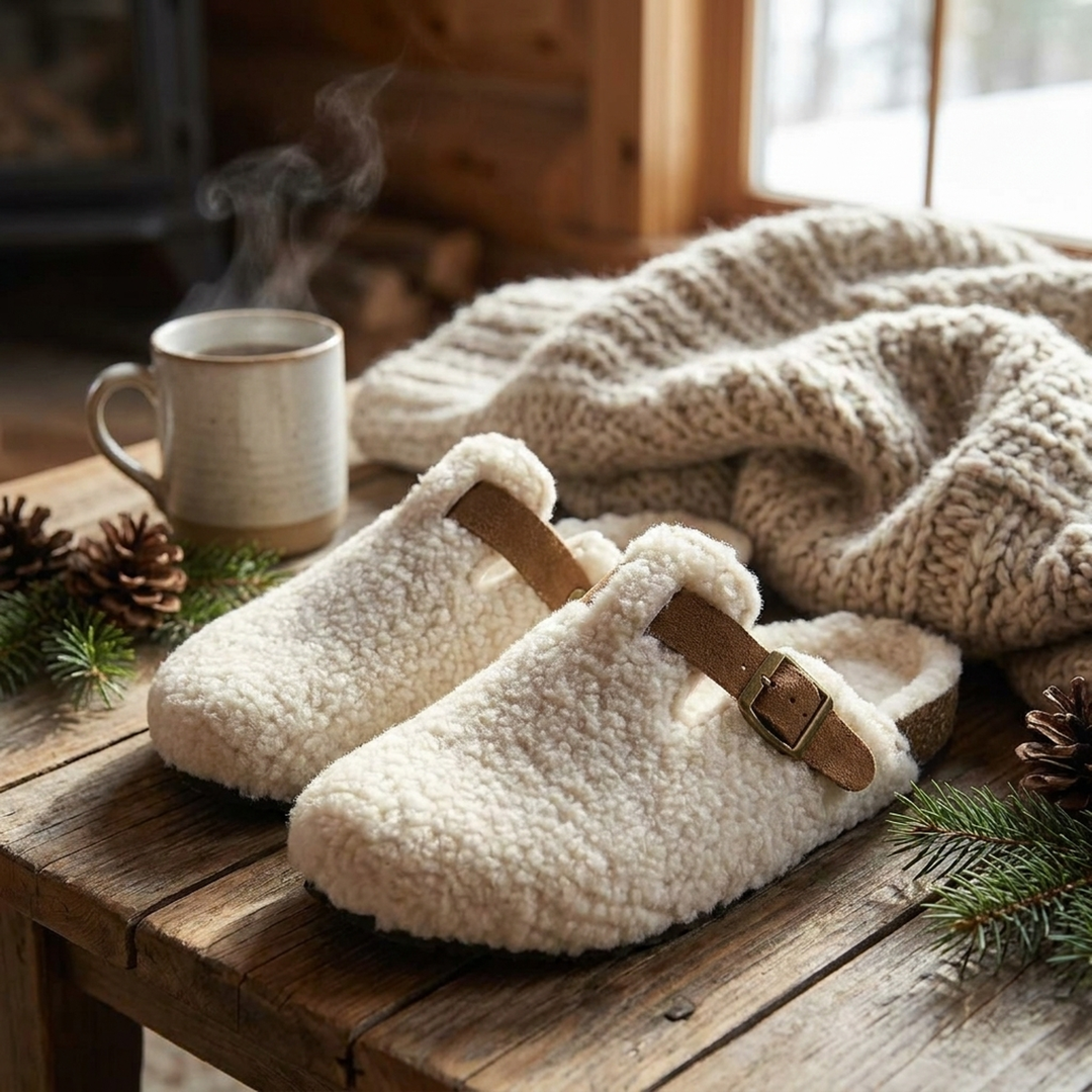 Sheepskin Wool Shoes for Warm Winter Steps
